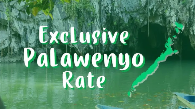 Exclusive Rate for Palawan Residents